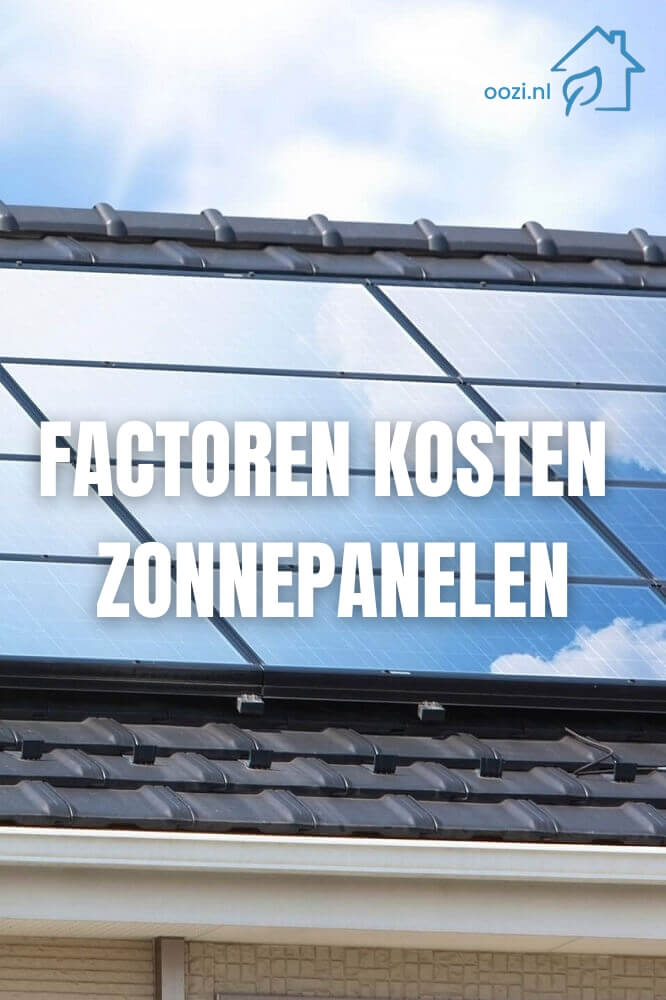 factoren kosten zonnepanelen