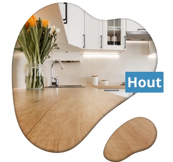 hout aanrechtblad